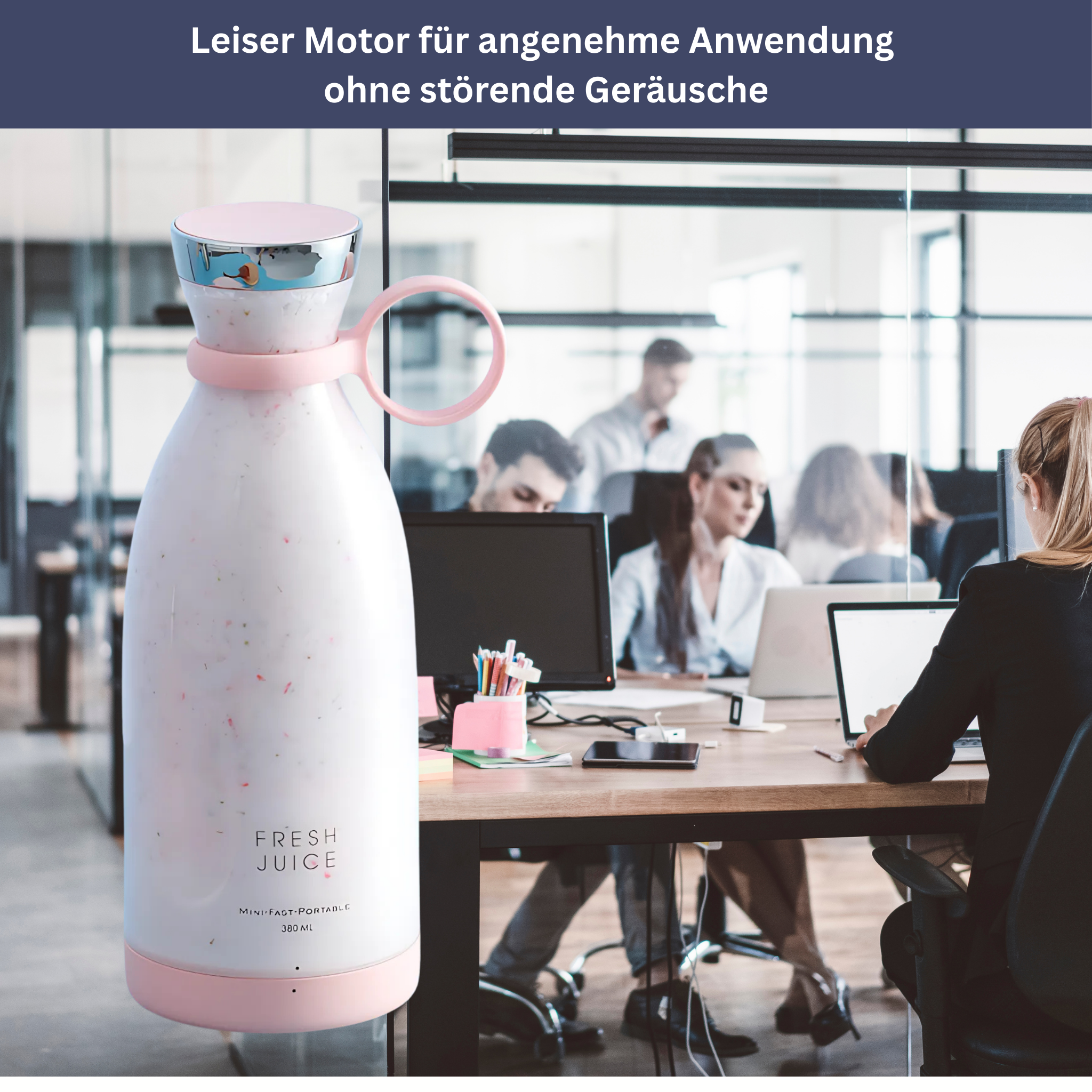 Elektrischer Mini-Mixer für Saft & Smoothie