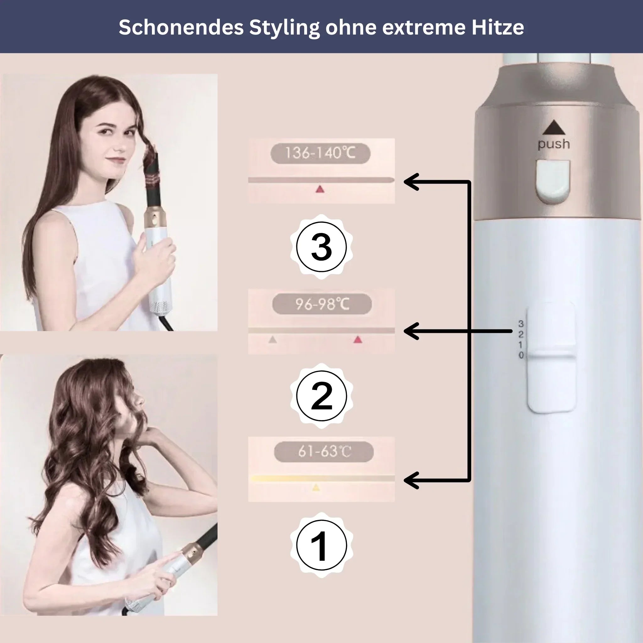 StyleAir 5in1 – Multifunktionaler Heißluft-Styler