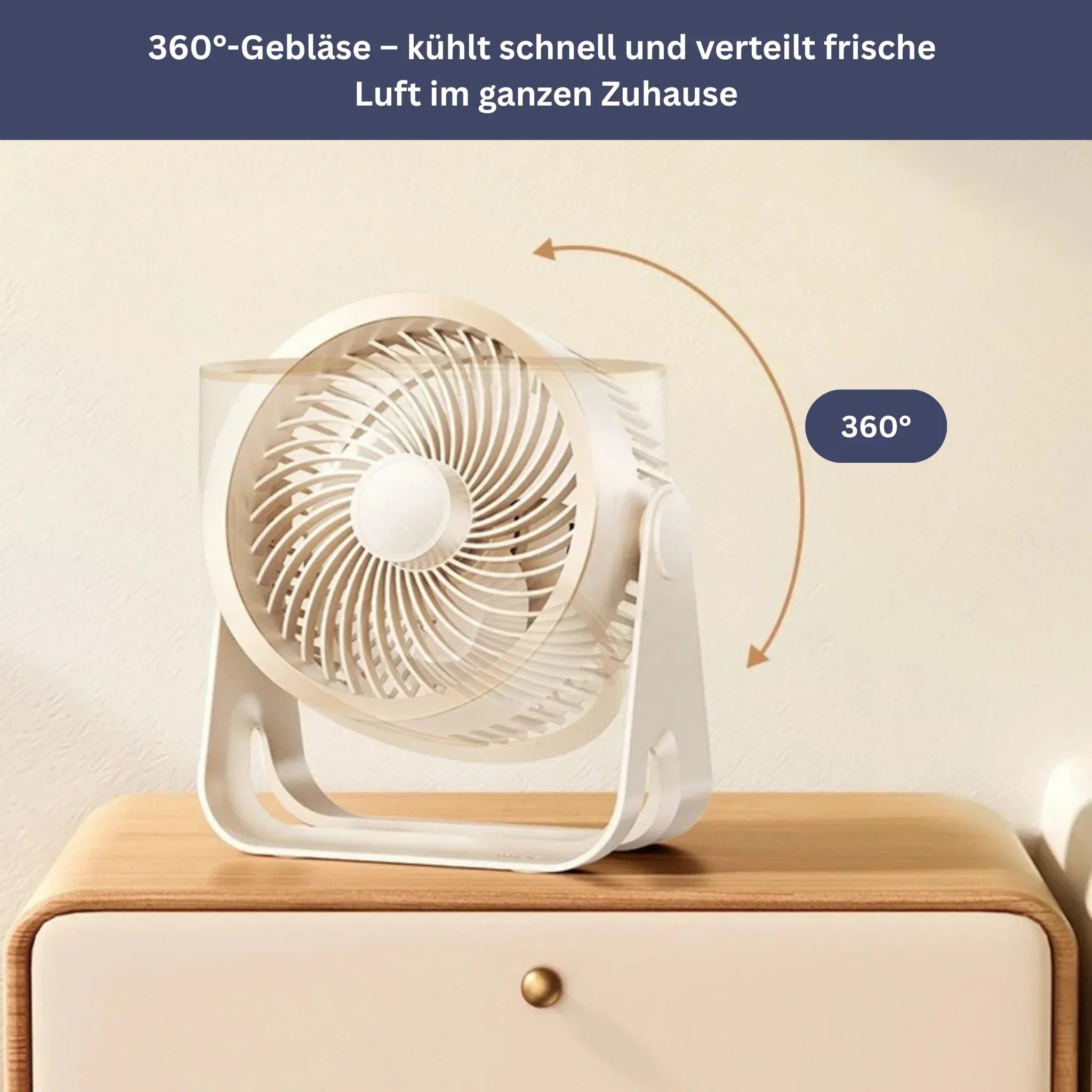 3-in-1 Ventilator mit Schwenkfunktion