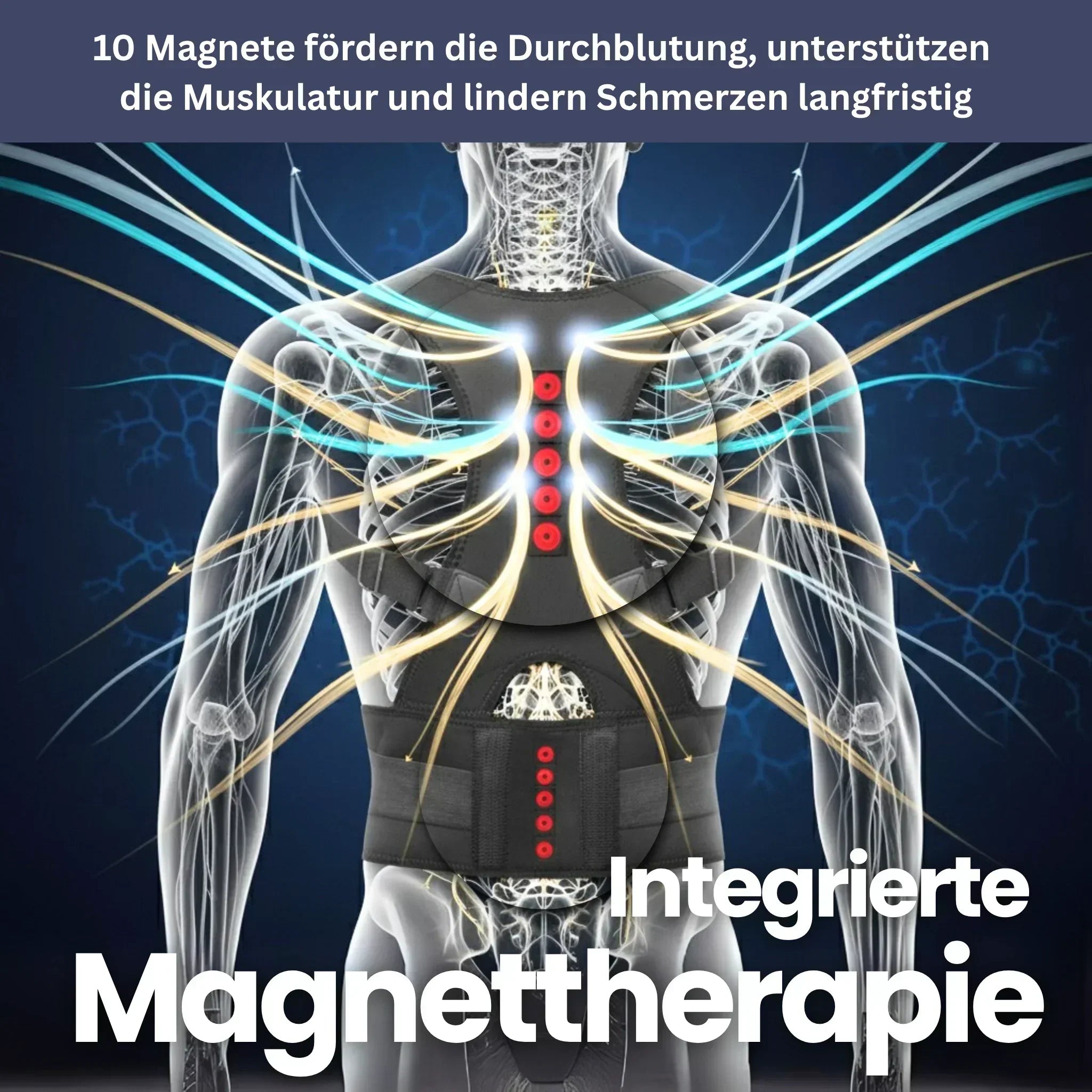 CoreShield Max Magnet-Rückenorthese