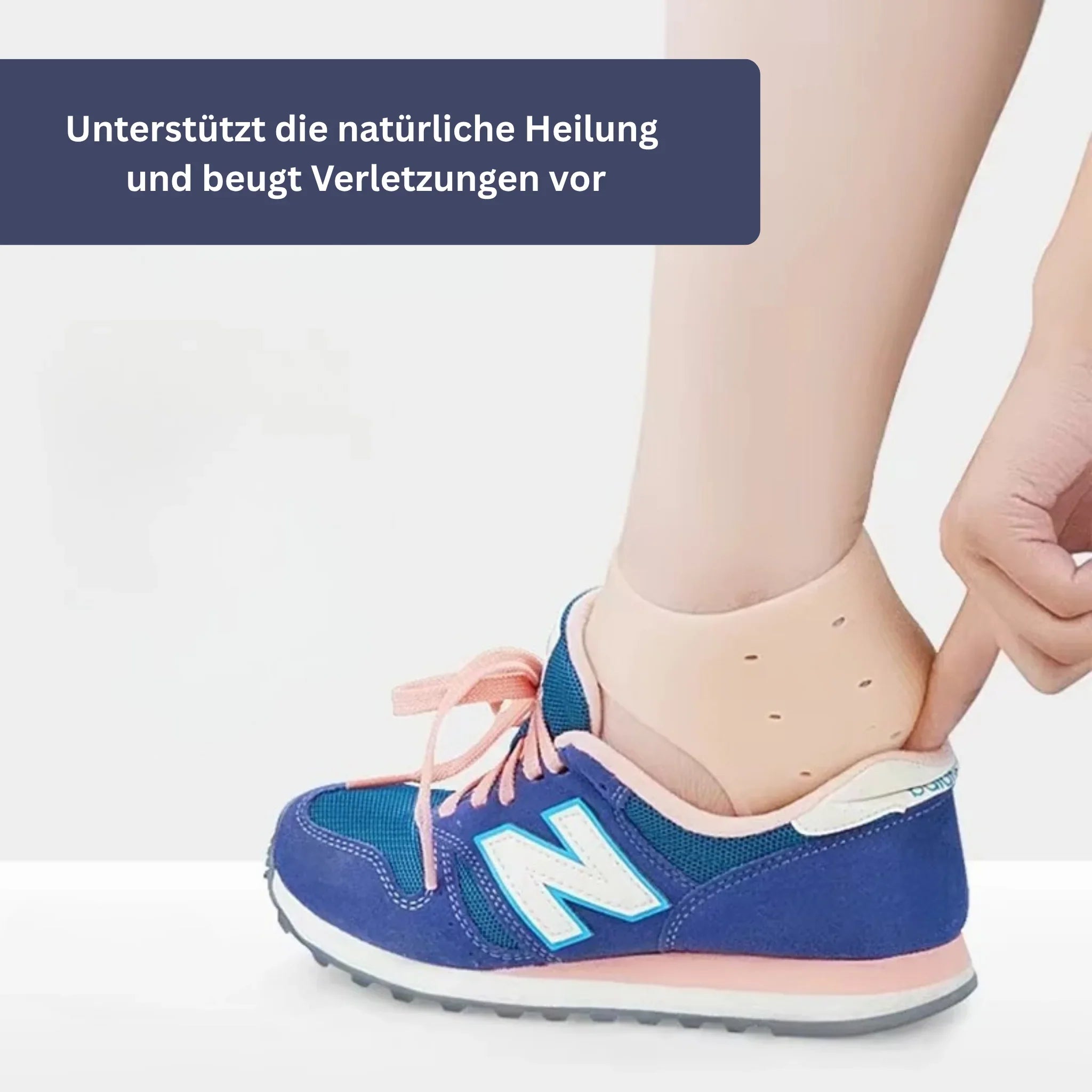 SilkProtect Wiederverwendbare Silikon-Fersensocken