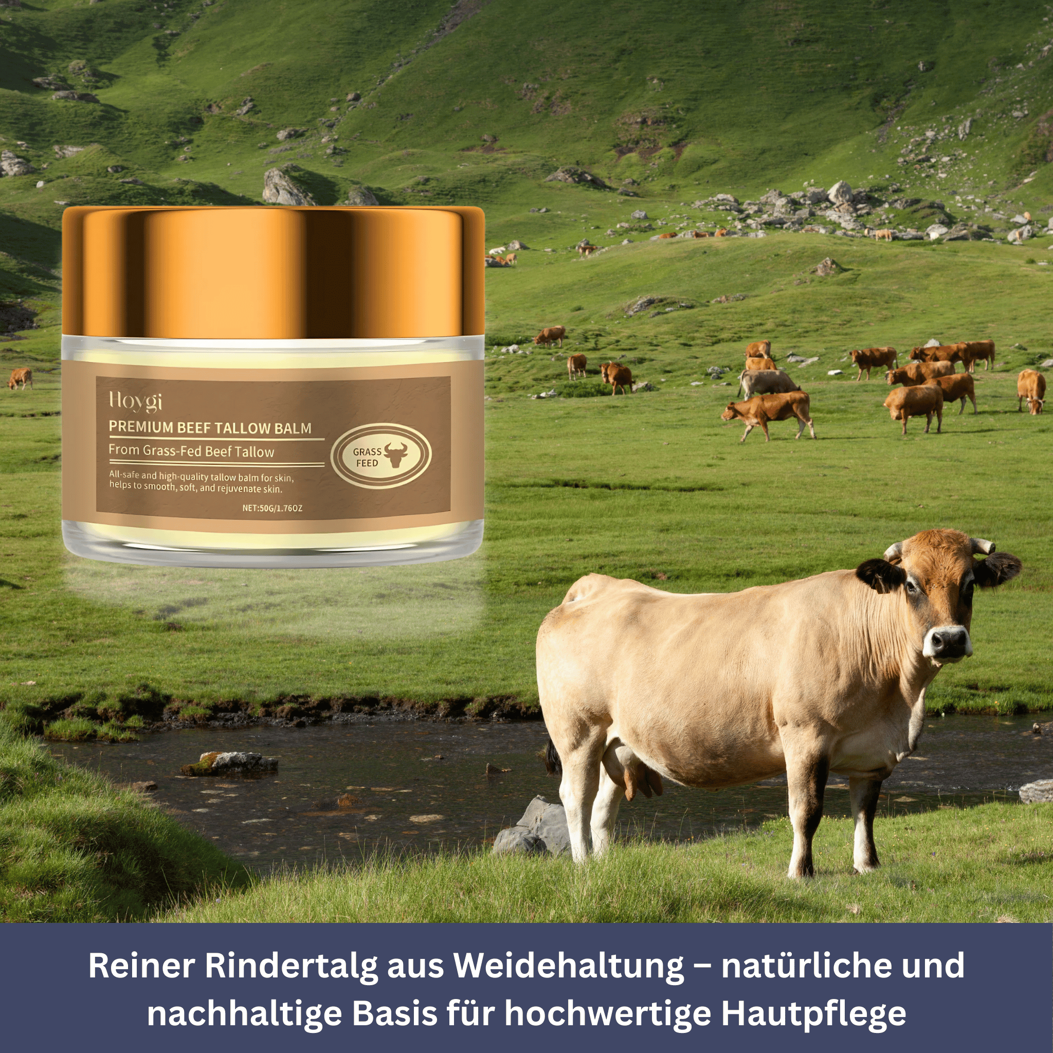 Premium Beef Tallow Balsam – Aus Weidehaltung