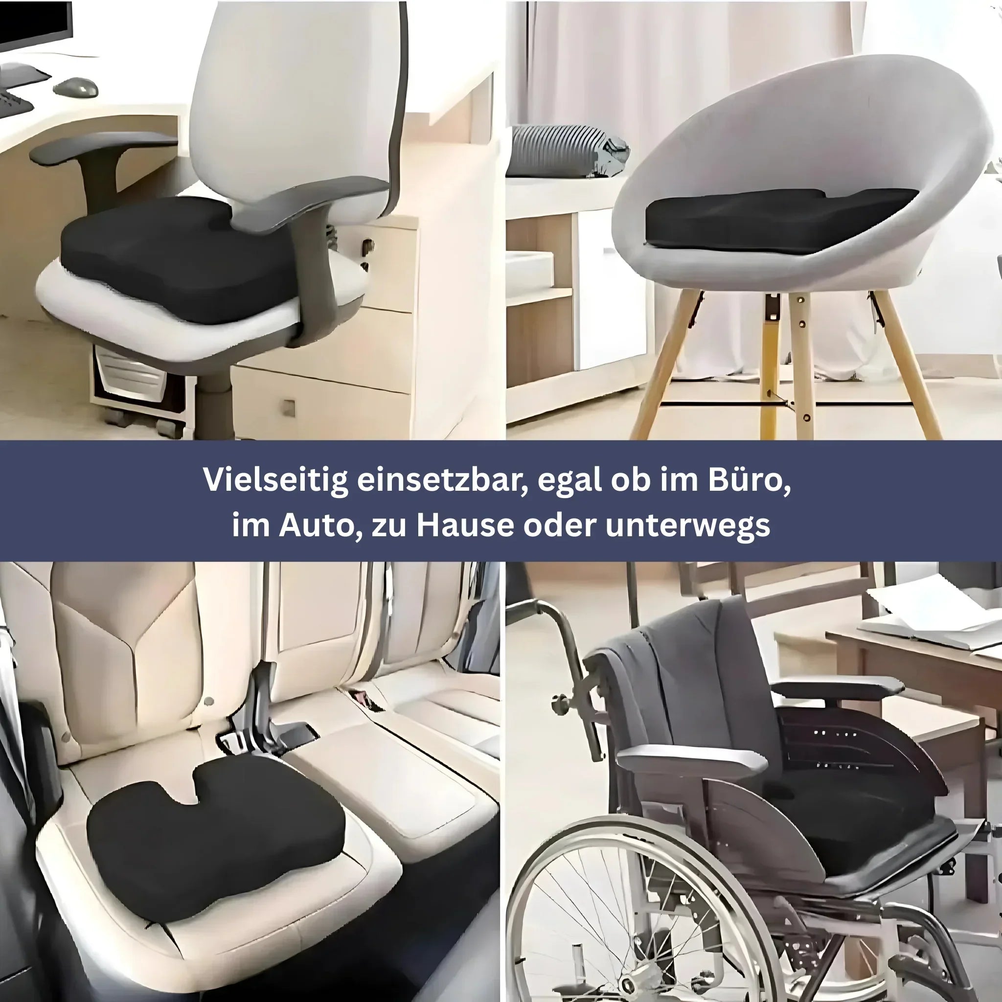 Ergonomisches Sitzkissen gegen Ischiasschmerzen