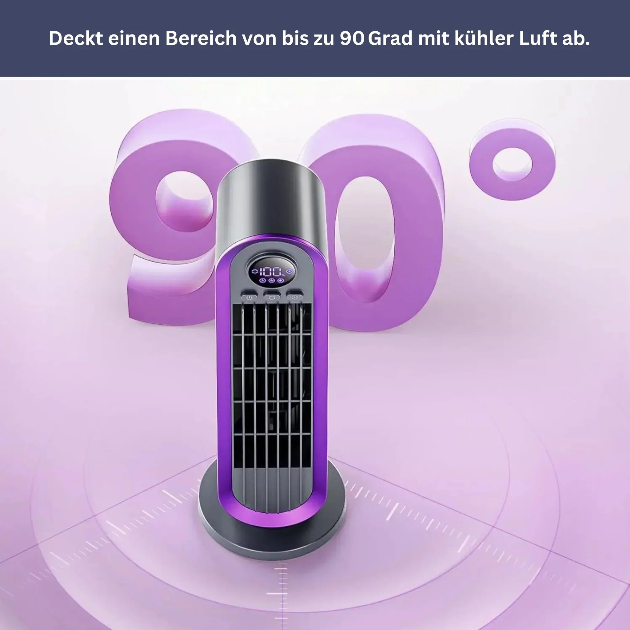 Bladeless Table Fan for Office & Home