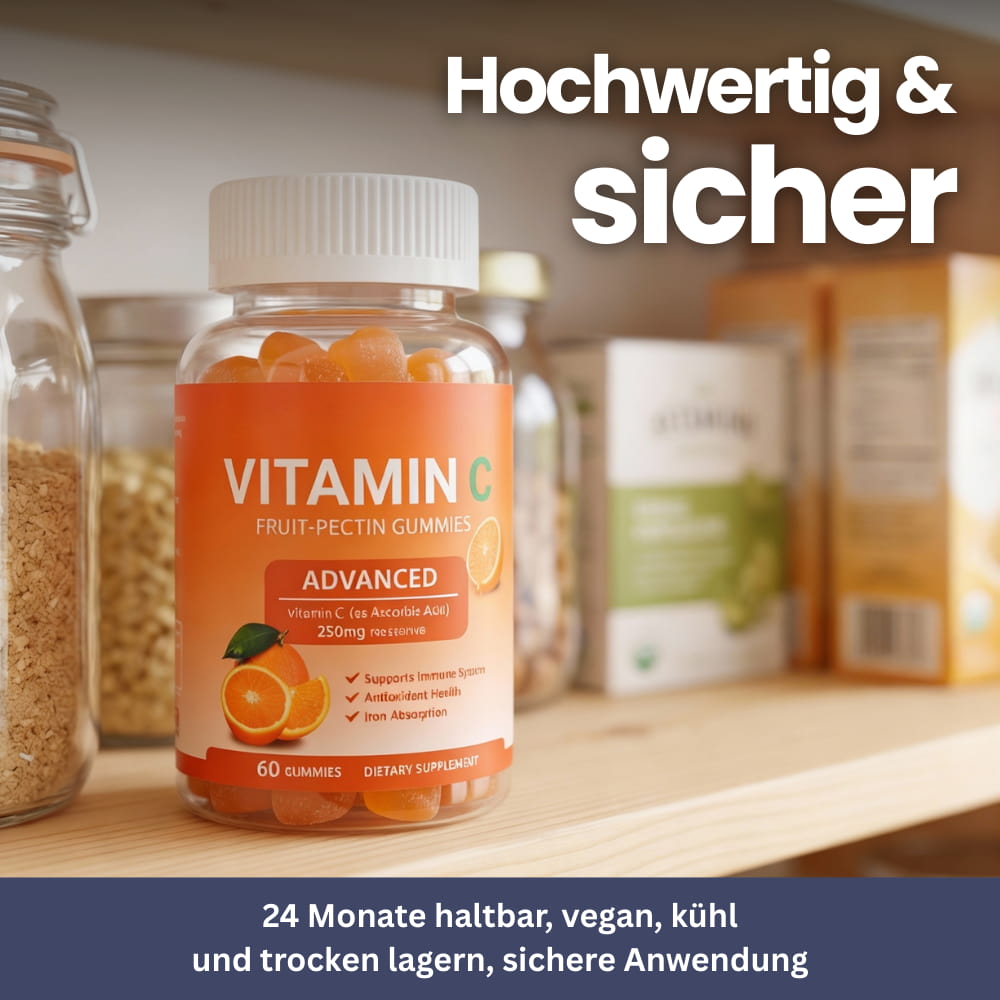 Vitamin C Gummies – Immunsystem & Zellschutz