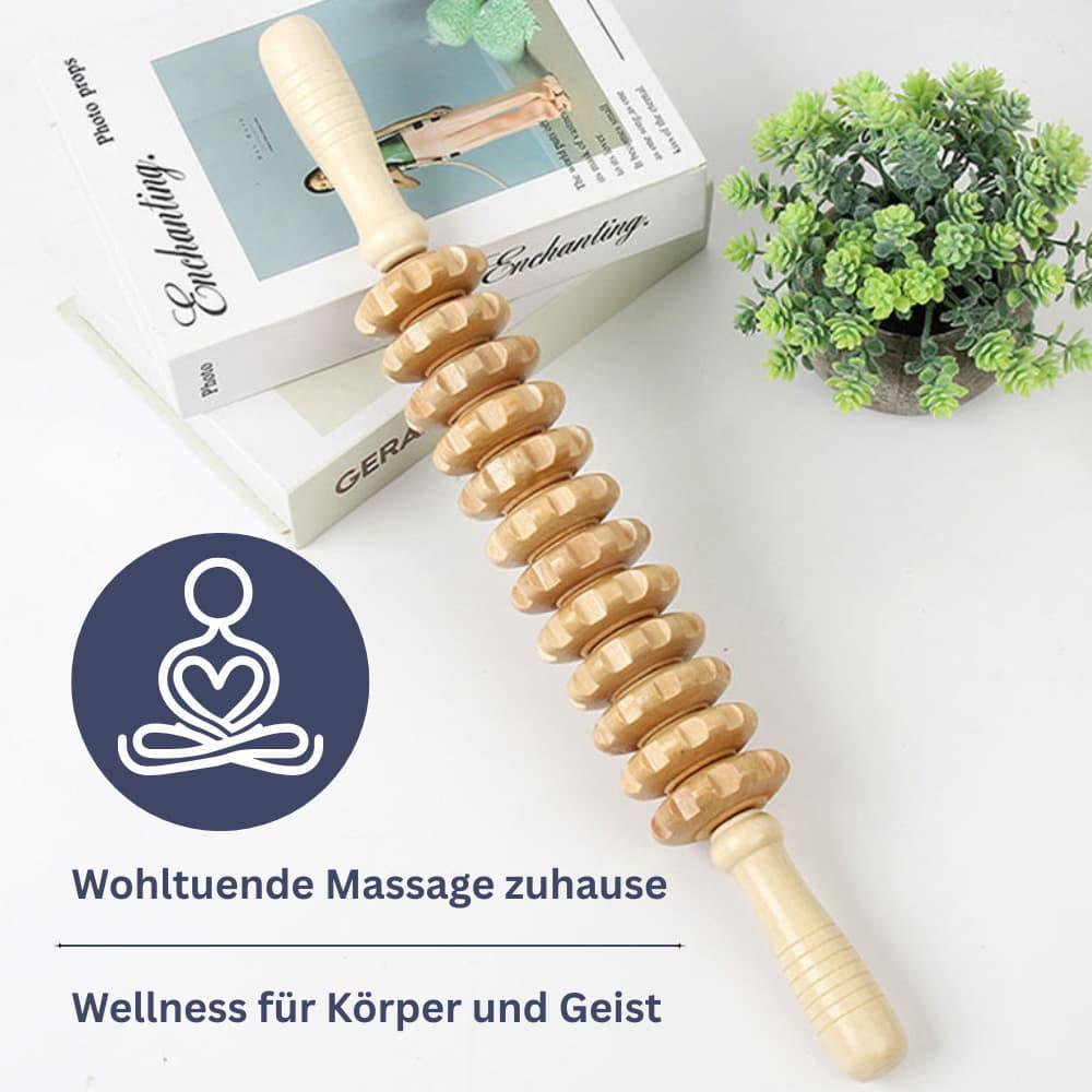 VitaWood - Cellulite-Walze für Lymphfluss & Straffung