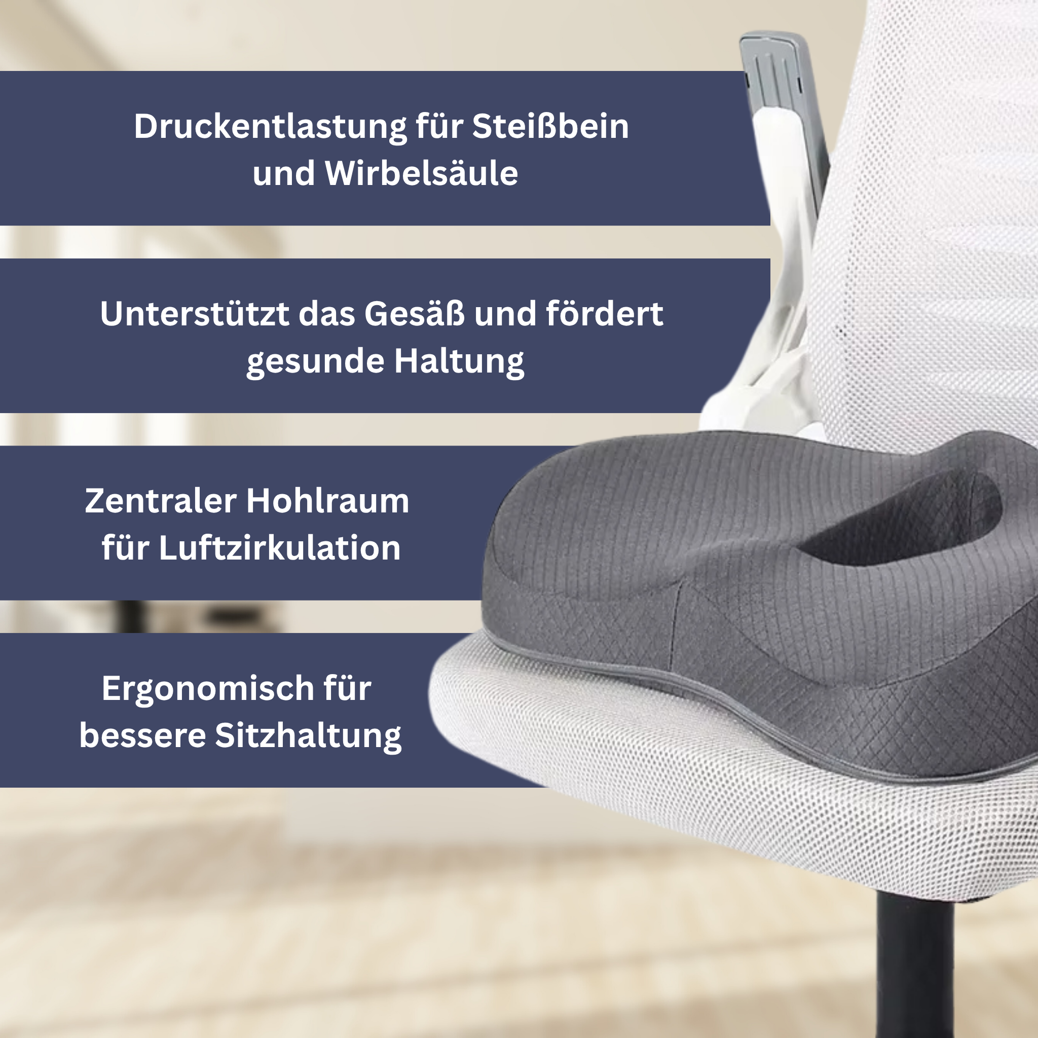 PosturePlus - Orthopädisches Sitzpolster
