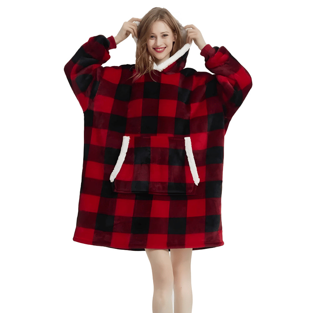 WärmeWunder – Hoodie Decke mit Ärmeln