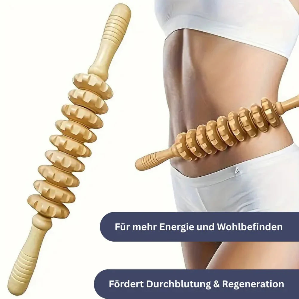 VitaWood - Cellulite-Walze für Lymphfluss & Straffung
