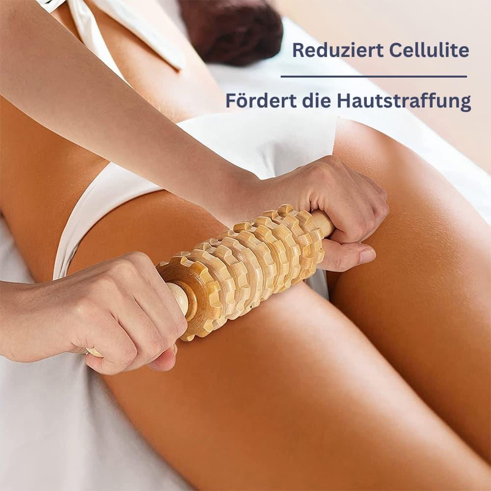 VitaWood - Cellulite-Walze für Lymphfluss & Straffung