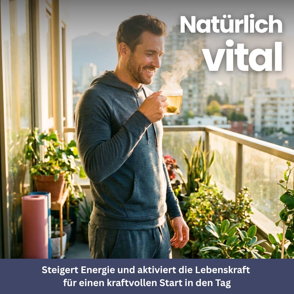 Kräutertee mit Ginseng & Maca