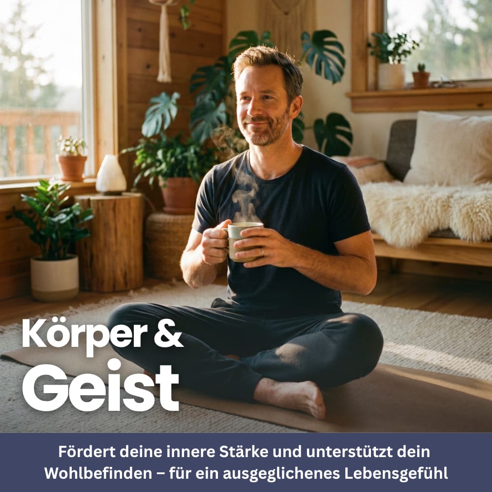 Kräutertee mit Ginseng & Maca