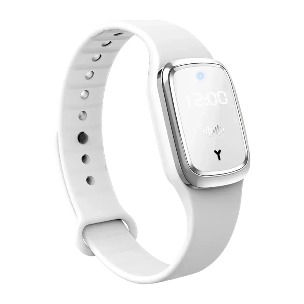 MückenSafe Ultraschall-Armband mit LED-Anzeige