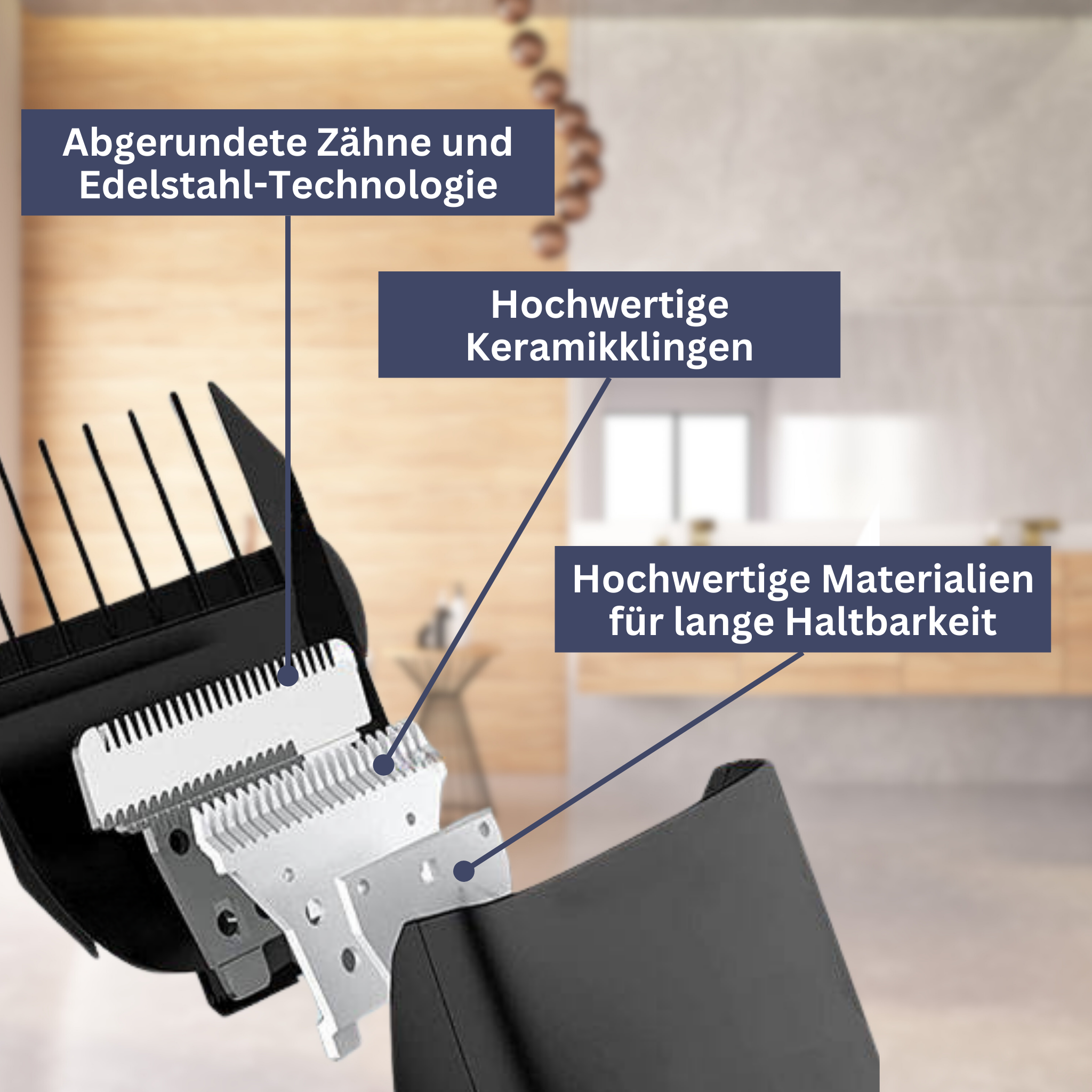 Präzisionstrimmer für den Körper – wasserdicht und wiederaufladbar