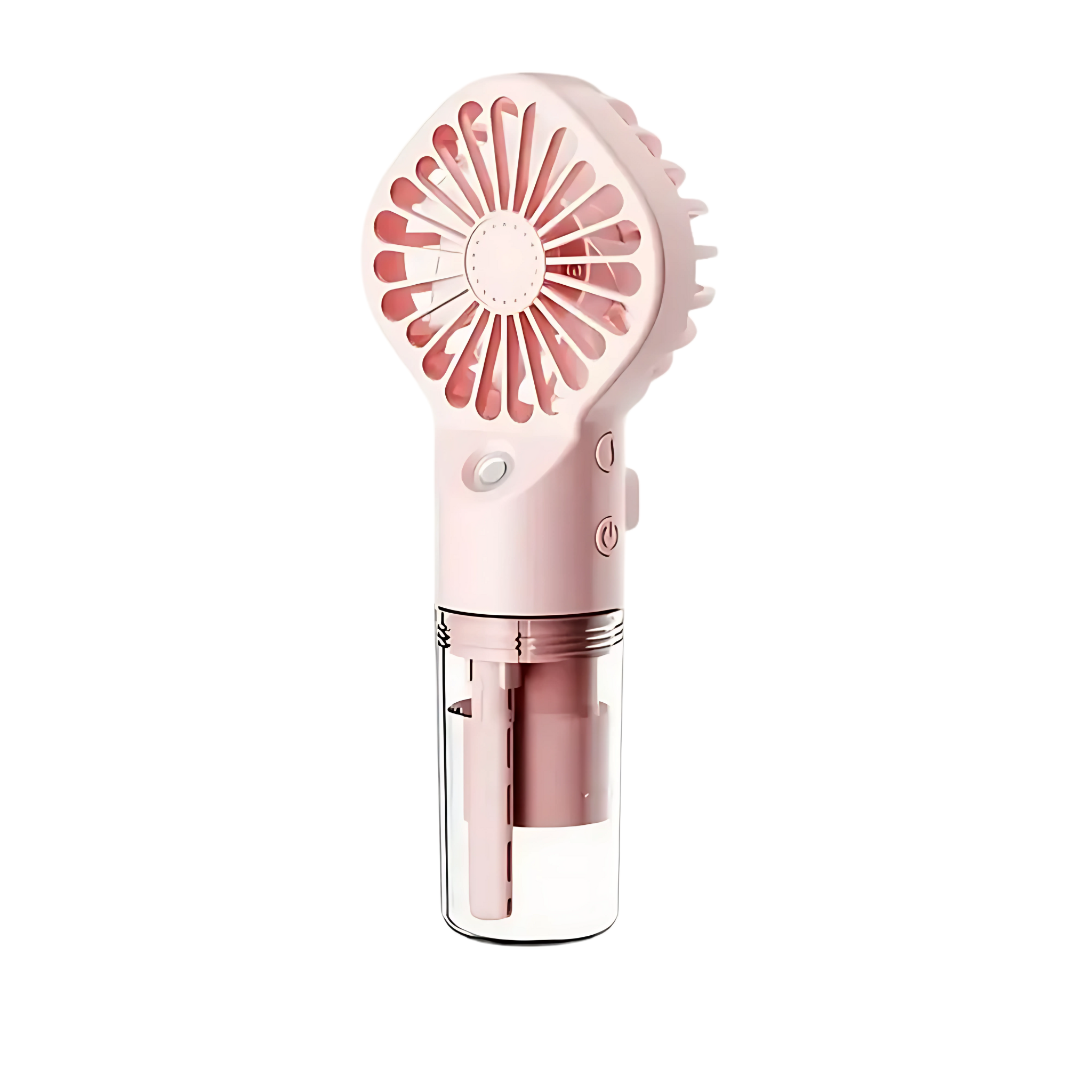 Tragbarer Handventilator mit Wasserspray