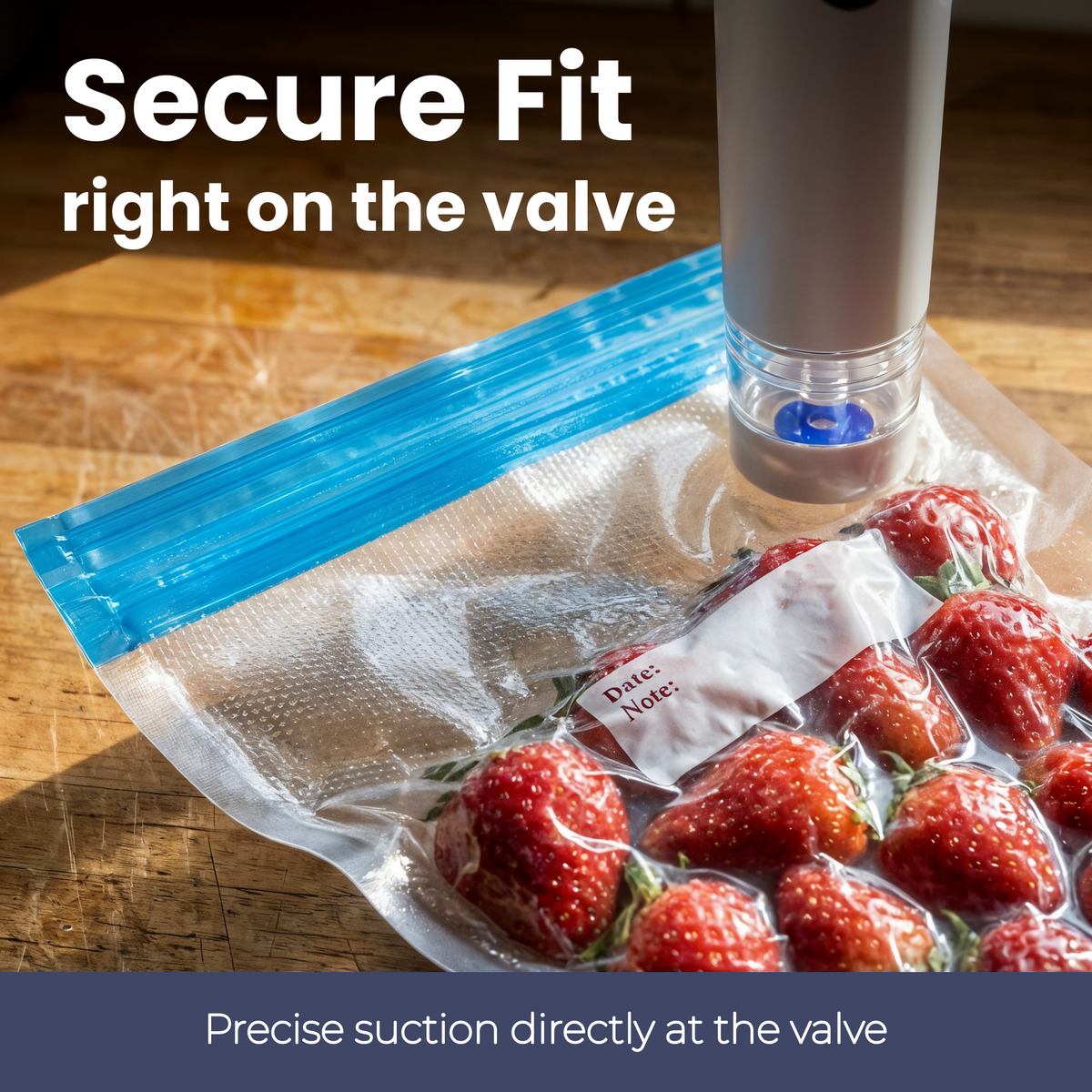 [en] Secure fit on the valve
