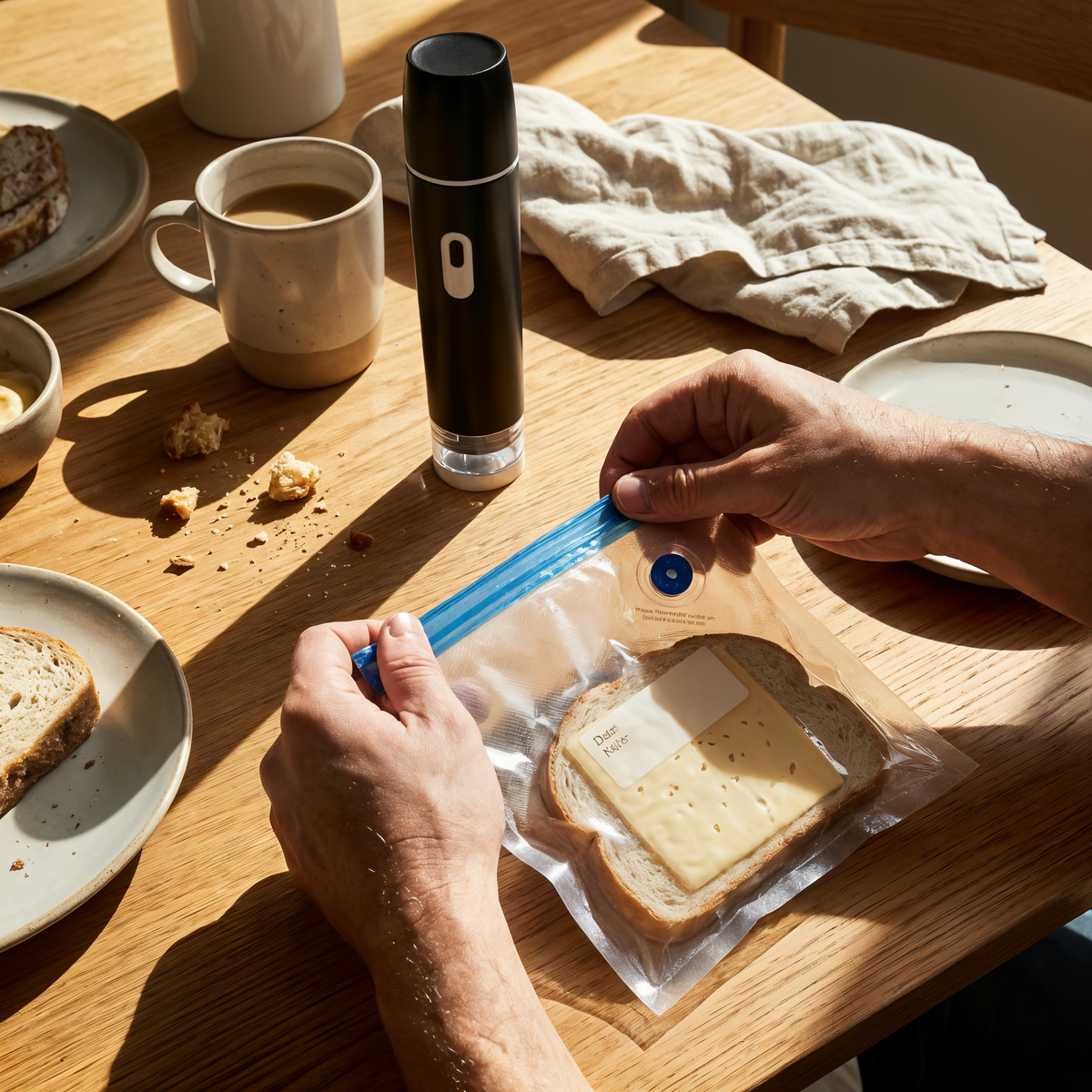 VacuFresh Mini-Vakuumpumpe – breakfast